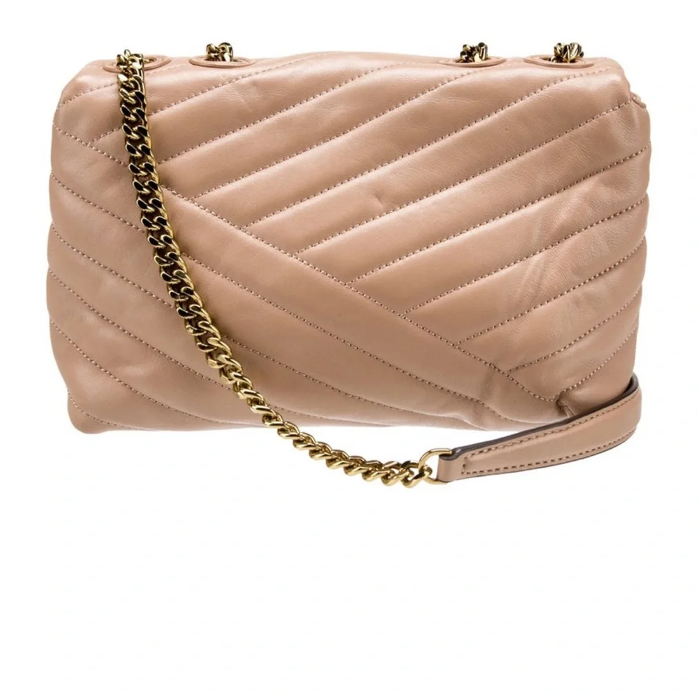 Tory Burch Blush Quilted Shoulder Bag